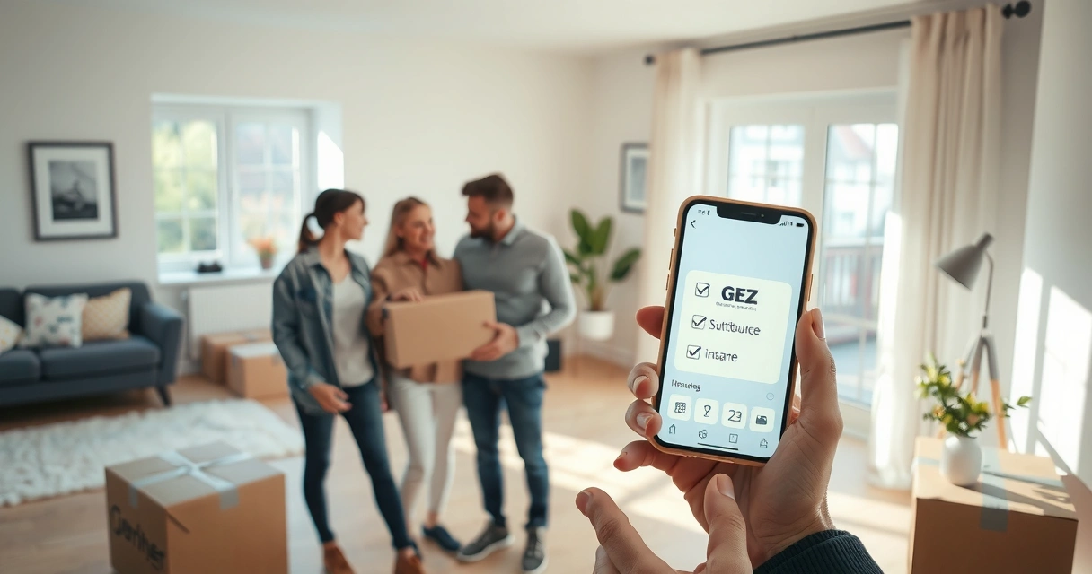 GEZ & Versicherungen nach Umzug: Checkliste zum Ummelden