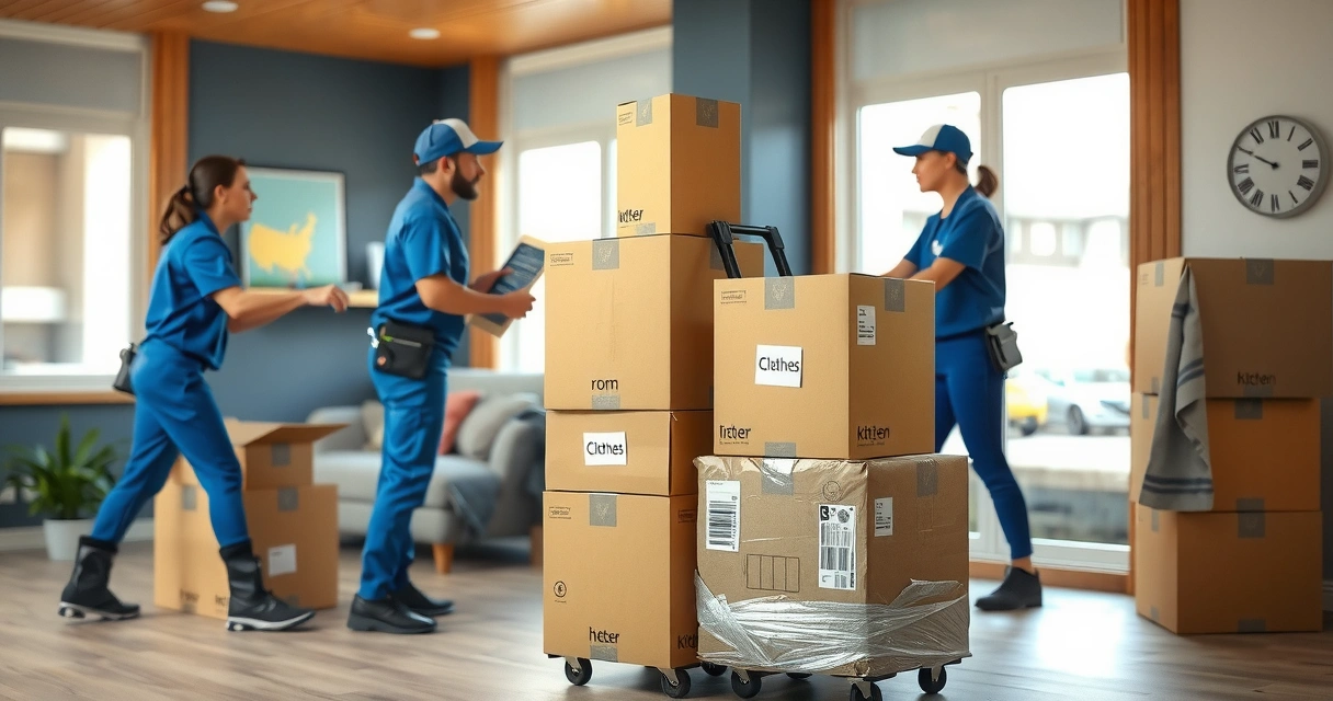 Kleidung, Bücher, Küche: Raum für Raum richtig einpacken